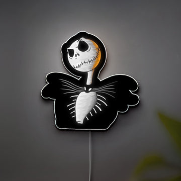 Jack Skellington 3D Light Box - Nightmare Before Christmas LED Night Light, Spooky Cute Decor for Halloween & TNBC Fans