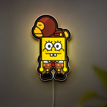 SpongeBob SquarePants 3D Light Box - Fun Cartoon LED Night Light, Cartoon Decor for Kids & Nickelodeon Fans