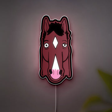 BoJack Horseman 3D Light Box - TV Show LED Night Light, Film Inspired Decor for Couples & Cinema Lovers