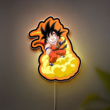 Dragon Ball 3D Light Box - Goku Anime LED Night Light, Cool DBZ Decor for Fans, Unique Manga Art Gift