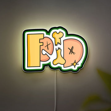 Ferxxo 3D Light Box - Music Inspired LED Night Light, Reggaeton Decor for Fans, Unique Glow Art for Bedroom or Studio