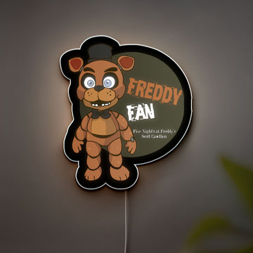 Five Nights at Freddy's 3D Light Box - FNAF Freddy Glow Decor, Horror Game LED Night Light for Fans