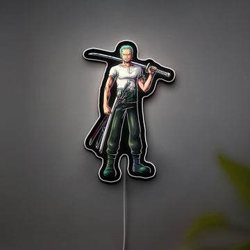 One Piece 3D Light Box - Luffy & Zoro Anime LED Night Light, Straw Hat Pirates Decor for Manga Fans