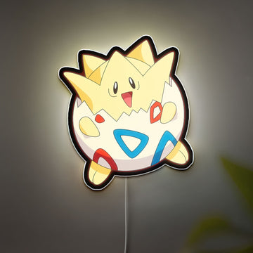 Pokémon Togepi 3D Light Box - Cute Egg Pokémon LED Night Light, Kawaii Anime Decor for Pokémon Fans & Kids Room
