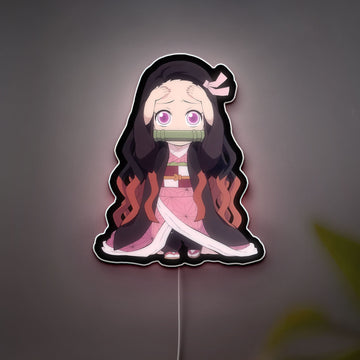 Demon Slayer Glow Lamp - Anime Night Light with Hashira Design, Japanese Manga Inspired LED Decor for Fans, Unique Otaku Gift