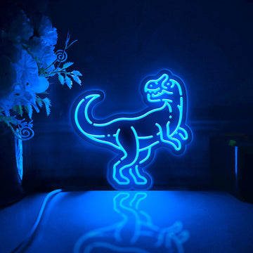 Dinosaur Led Light Box, Allosaurus, Ancient Animal Wall Art Decor, Light Sign, Desktop Decorations, Gift For Dinosaur Enthusiasts, Kid