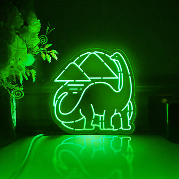 Dinosaur Led Light Box, Diplodocus Wall Art Decor, Light Sign, Desktop Decorations, Bedroom Decor, Gift For Kids, Dinosaur Enthusiast