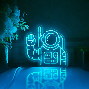 Astronaut Led Light Box, Astronaut Wall Art Decor, Light Sign, Desktop Decorations, Bedroom Decor, Gift For Space Enthusiasts, Kid