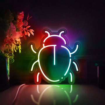 Insect Led Light Box, Bug Wall Art Decor, Personalized Light Sign, Rgb Desktop Decorations, Bedroom Decor, Gift For Kids, Nature Lover
