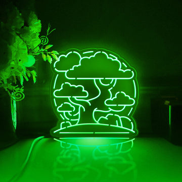 Pine Tree Led Light Box, Tree Wall Art Decor, Personalized Light Sign, Neon-like Desktop Decorations, Bedroom Decor, Gift For Nature Lovers