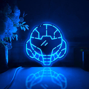 Metroid Led Light Box, Game Wall Art Decor, Personalized Light Sign, Neon-like Desktop Decorations, Bedroom Decor, Gift For Gamers, Kids