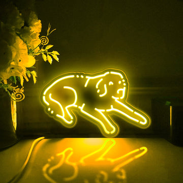 Golden Retriever Led Light Box, Pet Dog Wall Art Decor, Light Sign, Desktop Decorations, Bedroom Decor, Gift For Dog Lovers, Pet Owners