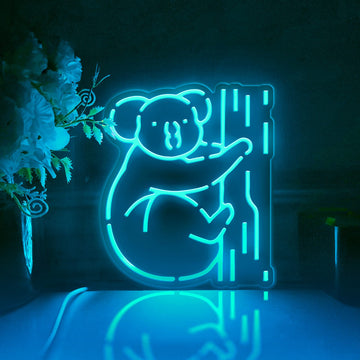 Australian Animal Koala Led Light Box, Koala Wall Art Decor, Light Sign, Desktop Decorations, Bedroom Decor, Gift For Animal Lovers