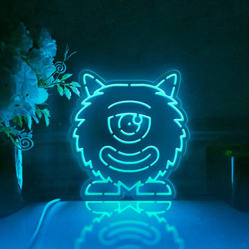 Monster Led Light Box, Alien Wall Art Decor, Light Sign, Desktop Decorations, Bedroom Decor, Gift For Science Fiction Enthusiasts, Kids