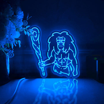 Greek Mythology Hercules Led Light Box, Wall Art Decor, Light Sign, Desktop Decorations, Gift For Mythology Enthusiasts, Literature Fans