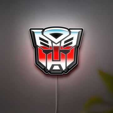 Autobots 3D LED Light Box, Transformers Night Lamp, Game Room Wall Decor, Personalized Birthday Gift for Him, Kid Gift, Functional Dimmer