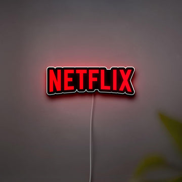 Custom Netflix 3D Printed LED Light Box, Home Theater Decor & Geek Gift for Movie Nights, Comic-Con Parties, Gift for TV Fans