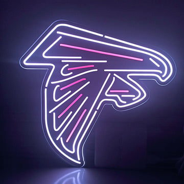 Atlanta Falcons LED Light Box - Football Team Sign, Sports Fans Gift, Man Cave Wall Art, Sports Bar Decor