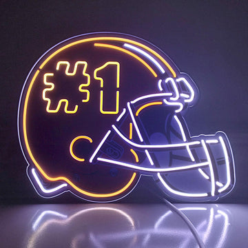 Cleveland Browns LED Light Sign - Football Team Light Box, Desktop Wall Art, Gift for Sports Fans