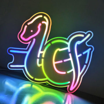 Snake Led Light Box, Reptile Wall Art Decor, Light Sign, Desktop Decorations, Bedroom Decor, Gift For Reptile Fans, Animal Lover