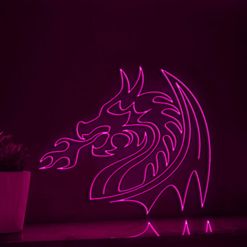 Chinese Dragon Mythical EL Wire Art for Cultural & Game Rooms