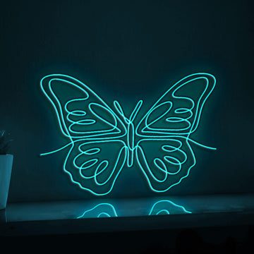 Beautiful Butterfly Relaxing EL Wire Animal Art for Wellness Centers & Beauty Studios