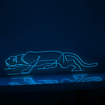 Puma Wild Animal EL Wire Neon Sign, Animal Theme Neon Light, Home Decor Wall Art