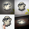 Cool Ghost with Sunglasses 3D Light Box - Playful Cartoon LED Night Light, Swag Room Decor for Teens & Fun Halloween Gift 