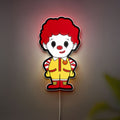Chibi Ronald McDonald 3D Light Box - Retro Fast Food LED Night Light, Nostalgic Cartoon Decor for McDonald's Fans & Collectors

