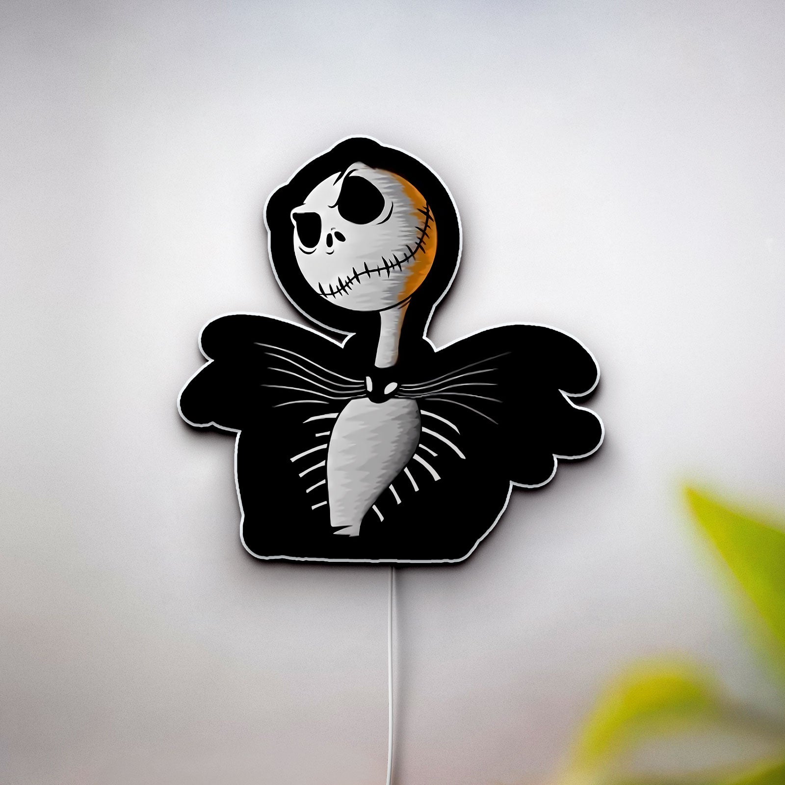Jack Skellington 3D Light Box - Nightmare Before Christmas LED Night Light, Spooky Cute Decor for Halloween & TNBC Fans
