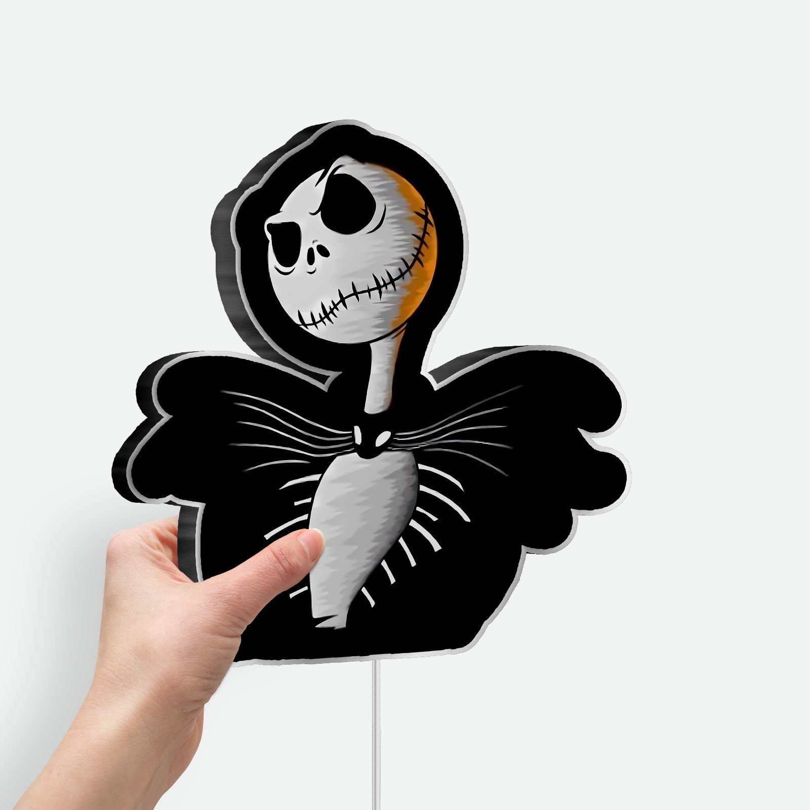 Jack Skellington 3D Light Box - Nightmare Before Christmas LED Night Light, Spooky Cute Decor for Halloween & TNBC Fans
