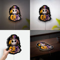 Spooky Jack 3D Light Box - Nightmare Before Christmas LED Night Light, Halloween Pumpkin Decor for TNBC Fans
