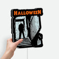 Michael Myers Halloween 3D Light - Horror Movie LED Night Lamp, Scary Stairs Scene Decor for Slasher Film Fans
