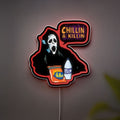 Ghostface 3D Light Box - Scary Movie LED Night Light, Funny Horror Decor for Scream Fans
