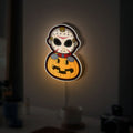 Halloween Horror Icons 3D Light - Jason Voorhees & Classic Killer LED Night Lamp, Spooky Decor for Slasher Movie Fans
