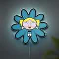 Powerpuff Girls 3D Light Box - Blossom Bubbles Buttercup LED Night Light, Cartoon Themed Room Decor for Fans
