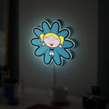 Powerpuff Girls 3D Light Box - Blossom Bubbles Buttercup LED Night Light, Cartoon Themed Room Decor for Fans
