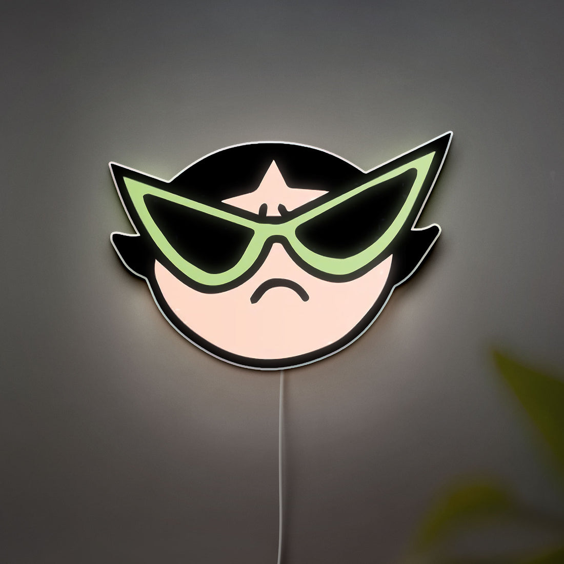Funny Powerpuff Girls 3D Light Box - Blossom Bubbles Buttercup LED Night Light, Cartoon Themed Room Decor for Fans
