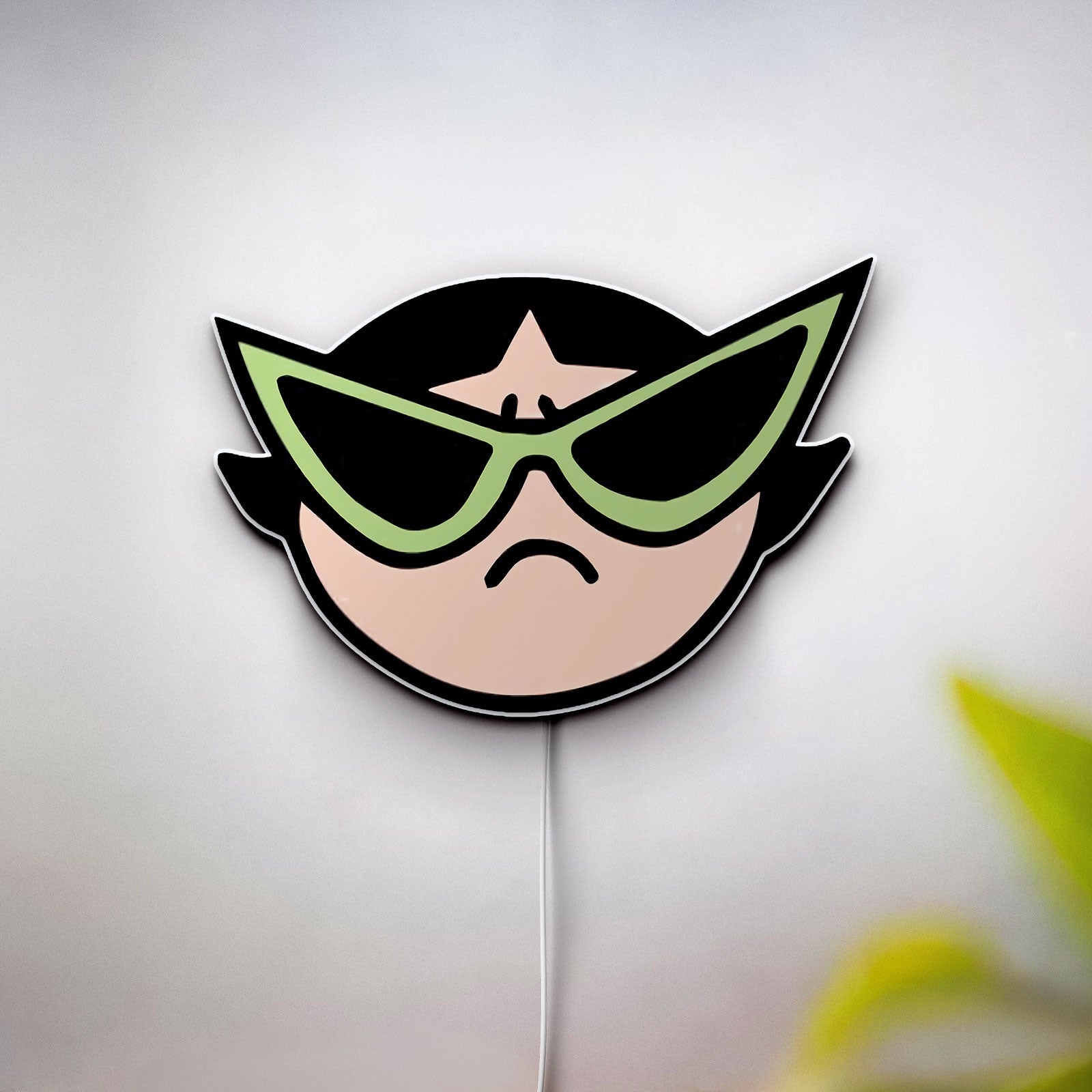Funny Powerpuff Girls 3D Light Box - Blossom Bubbles Buttercup LED Night Light, Cartoon Themed Room Decor for Fans