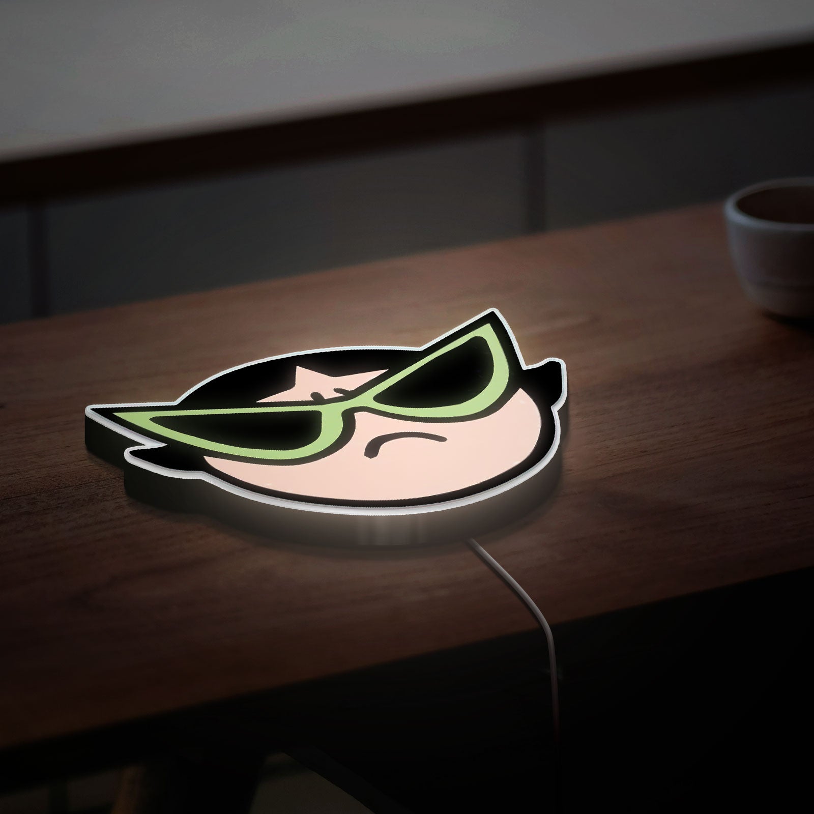 Funny Powerpuff Girls 3D Light Box - Blossom Bubbles Buttercup LED Night Light, Cartoon Themed Room Decor for Fans