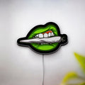 Teeth Logo 3D Light Box - Edgy LED Night Light for Urban Decor, Cool Graphic Art Lamp for Music & Street Style Lovers 