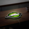 Teeth Logo 3D Light Box - Edgy LED Night Light for Urban Decor, Cool Graphic Art Lamp for Music & Street Style Lovers 