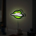 Teeth Logo 3D Light Box - Edgy LED Night Light for Urban Decor, Cool Graphic Art Lamp for Music & Street Style Lovers 