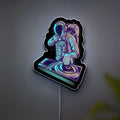 Astronaut DJ 3D Light Box - Cosmic Turntable LED Night Light, Space Music Decor for DJs & Sci-Fi Fans, Unique Glow Art Gift 