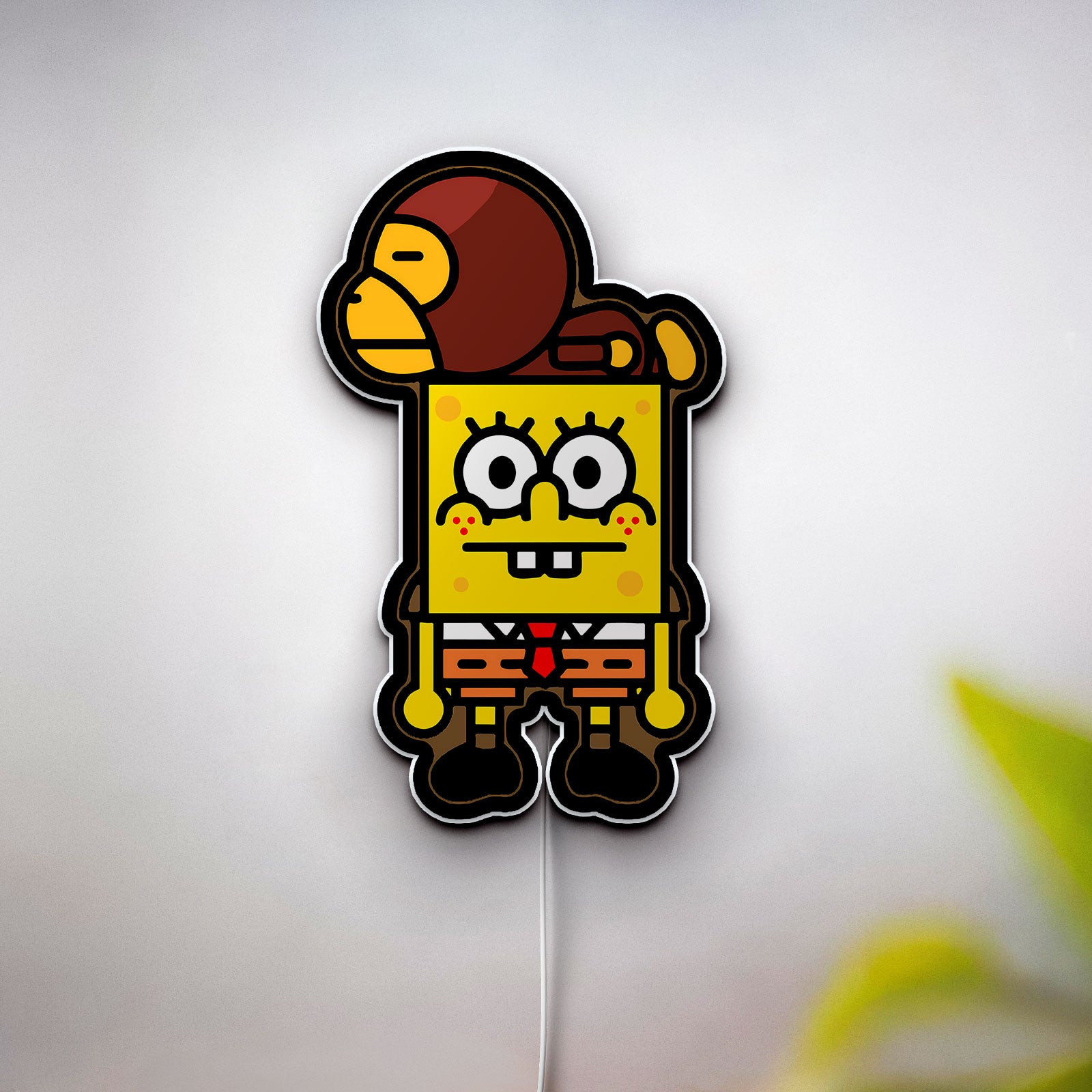 SpongeBob SquarePants 3D Light Box - Fun Cartoon LED Night Light, Cartoon Decor for Kids & Nickelodeon Fans
