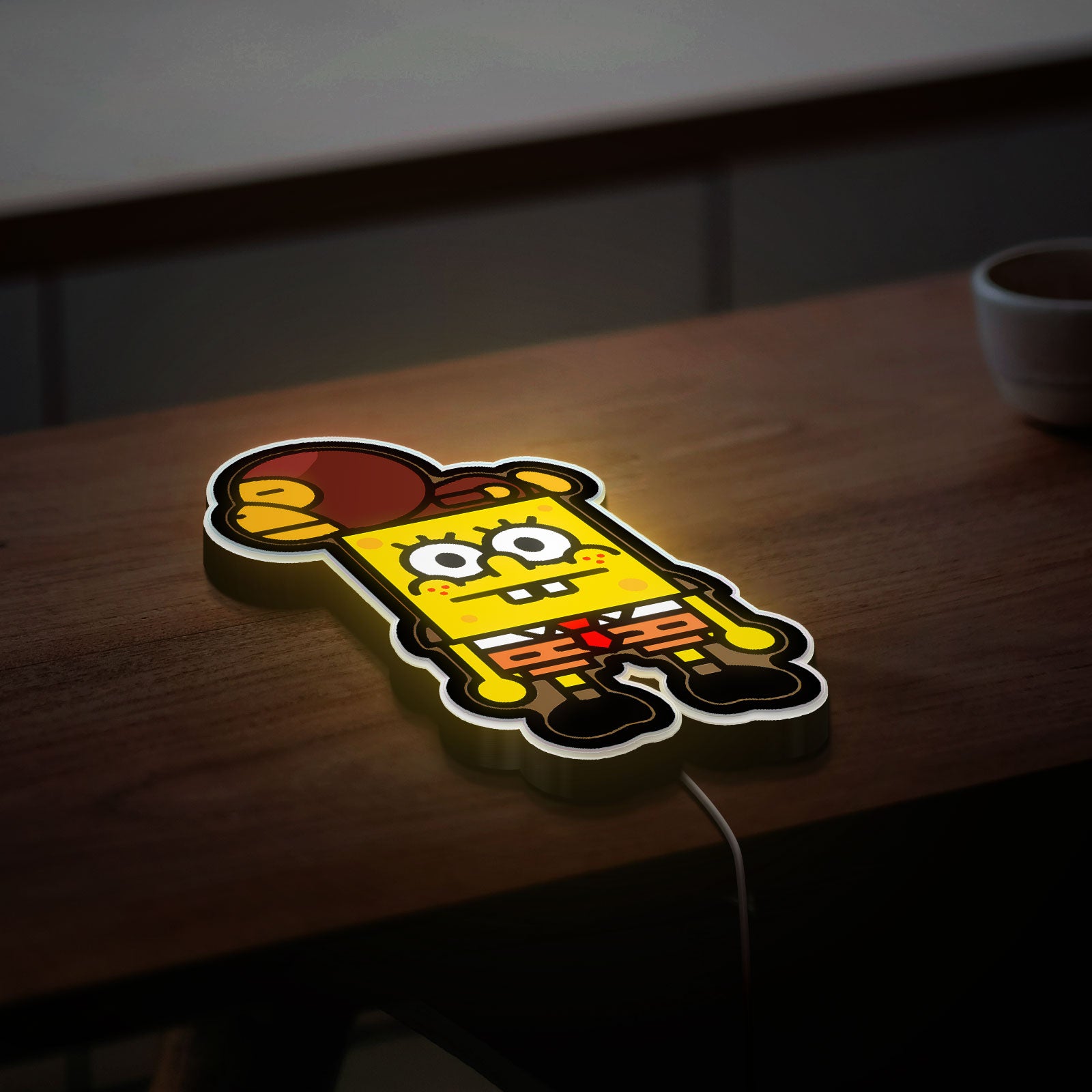 SpongeBob SquarePants 3D Light Box - Fun Cartoon LED Night Light, Cartoon Decor for Kids & Nickelodeon Fans
