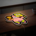 Bape x SpongeBob 3D Light Box - Baby Milo Cartoon LED Night Light, Japanese Street Art Decor for Anime Fans
