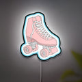 Pink Roller Skate 3D Light Box - Pastel Skate Decor, Cute Birthday Gift for Skating Fans, Whimsical Room Night Light
