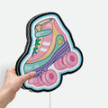 Retro Roller Skate 3D Light Box, Roller Girl Decor for Skate Lovers & Nostalgic Gift
