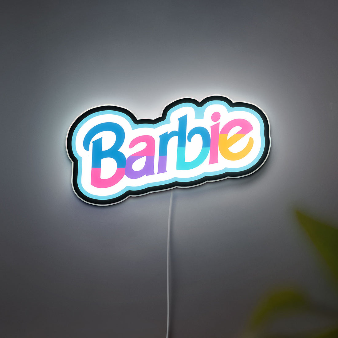 Barbie Pink Glow Light - 3D Dollhouse Inspired LED Night Light, Girly Room Decor for Barbie Fans & Kids Bedroom 